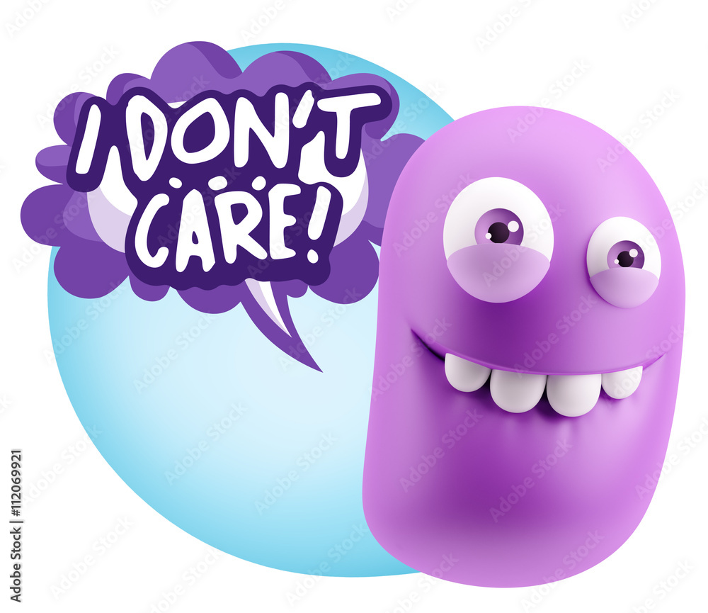 3d Illustration Laughing Character Emoji Expression saying I Don 3d Illustration Laughing Character Emoji Expression saying I Don