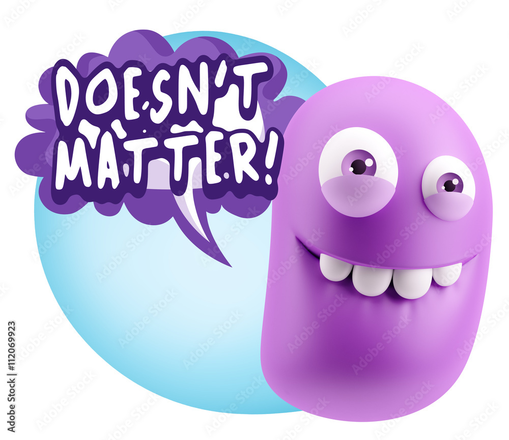 3d Rendering Smile Character Emoticon Expression saying It Doesn 3d Rendering Smile Character Emoticon Expression saying It Doesn