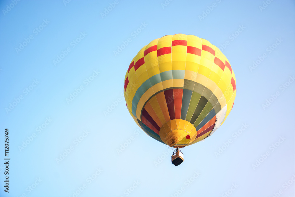 colorful of hot air balloons in blue sky colorful of hot air balloons in blue sky