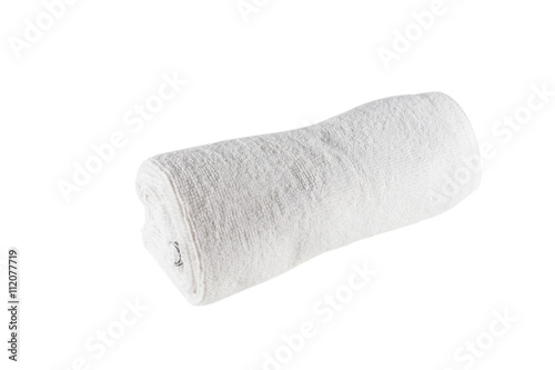 white  towel on white background