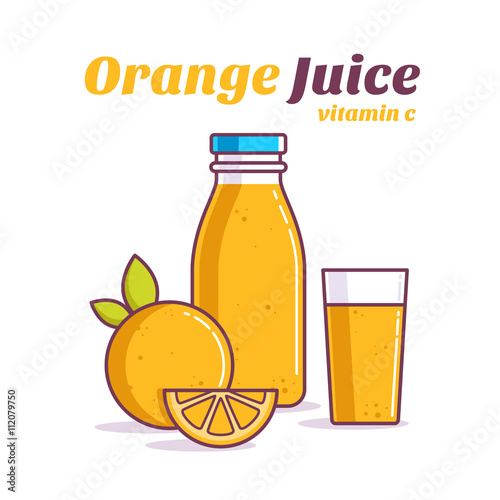 Illustration  Orange juice