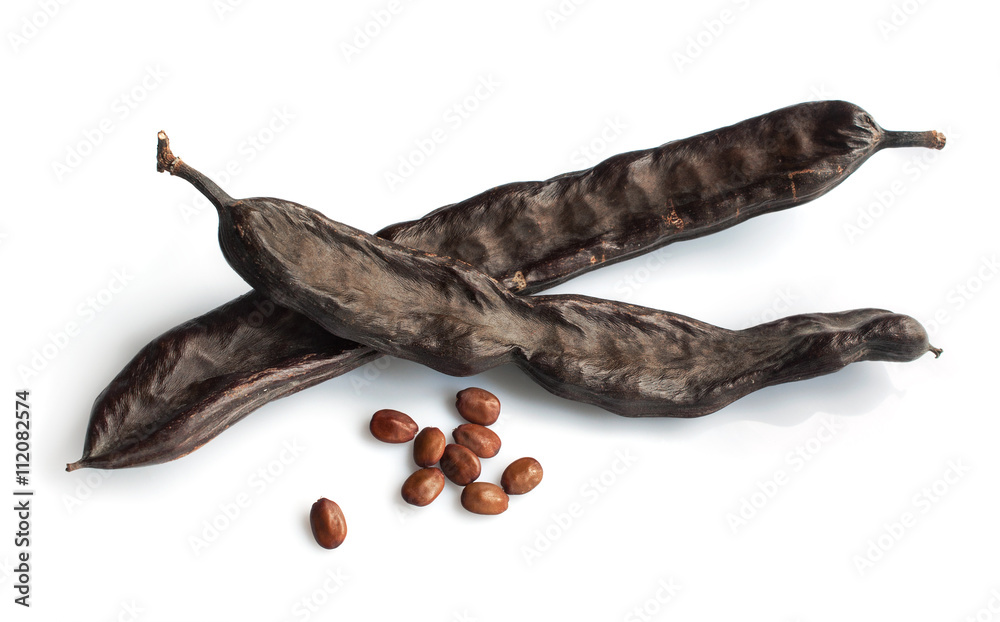 Carob pods and seeds StockFoto Adobe Stock