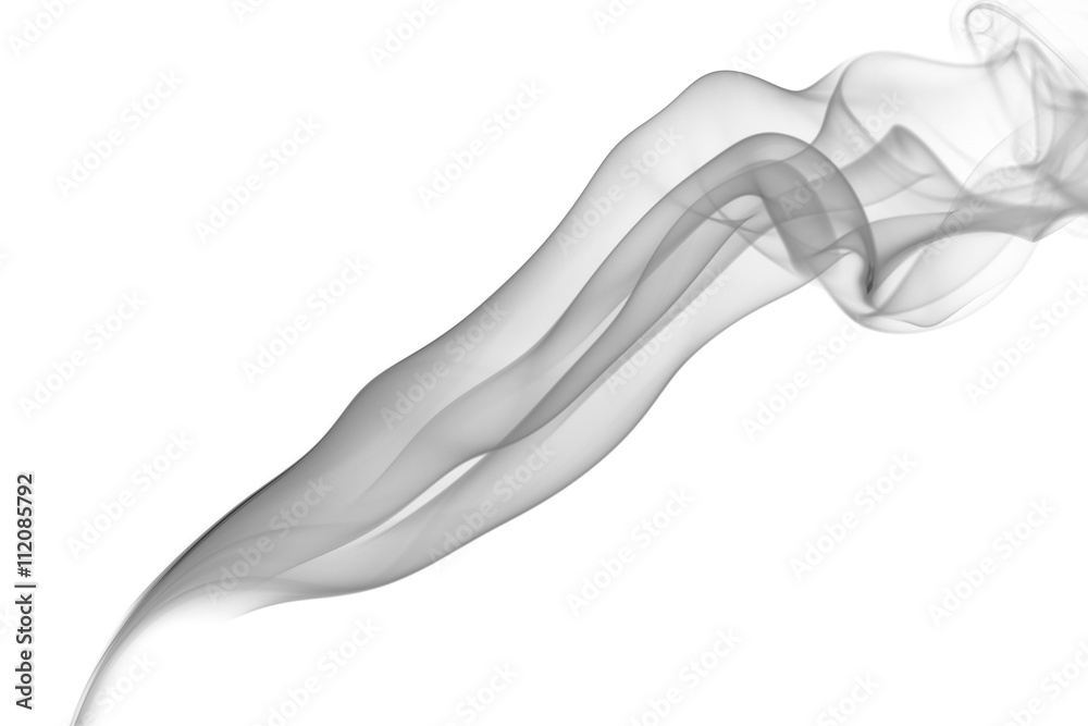 Abstract gray smoke from the incense. Abstract gray smoke from the incense.