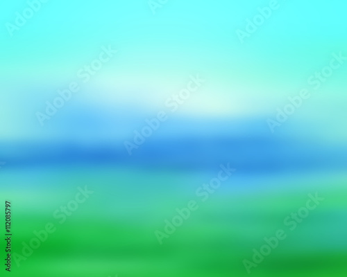 abstract background green, light and sunny