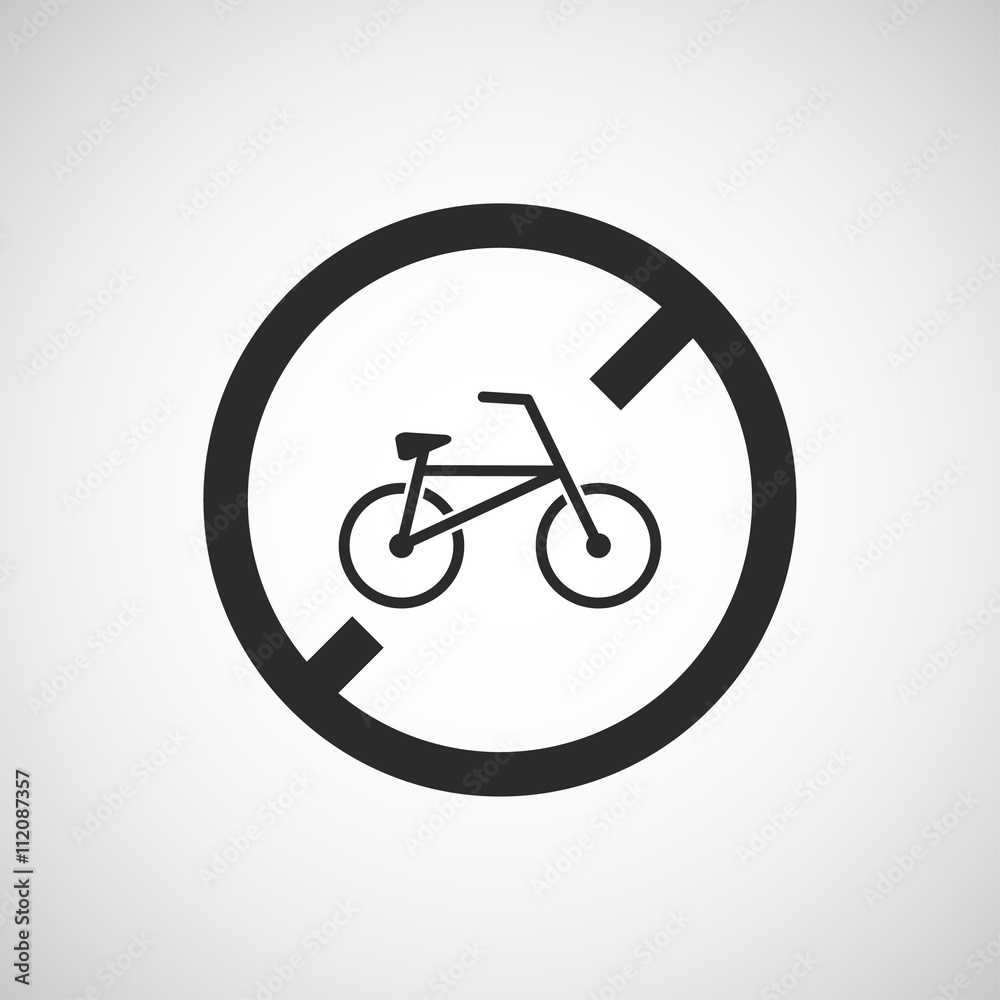 no bicycle icon no bicycle icon