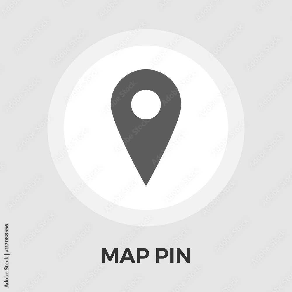 Map Pin Flat Icon Map Pin Flat Icon