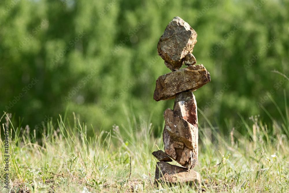 Pile of balanced stones Pile of balanced stones