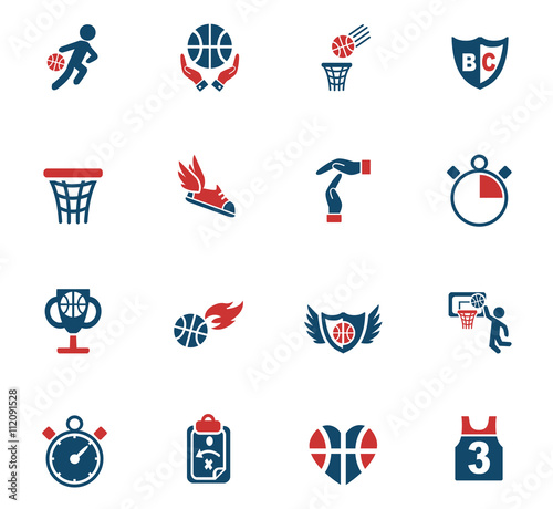 basketball icon set © ayax