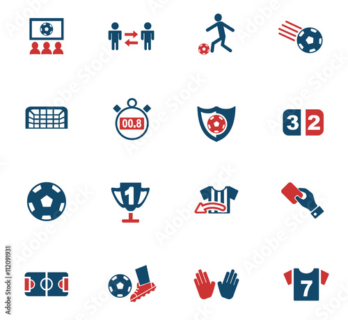 football icon set