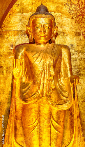 Buddha statue in Ananda temple