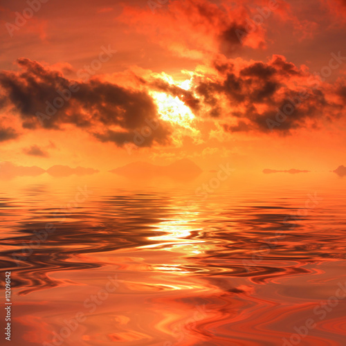 sky and sun reflection © goodze