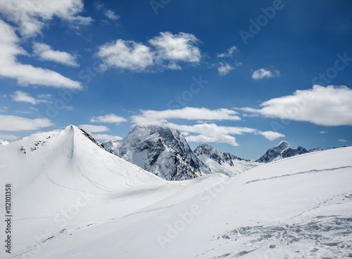 Beautiful high mountains of the Caucasus © maxoidos