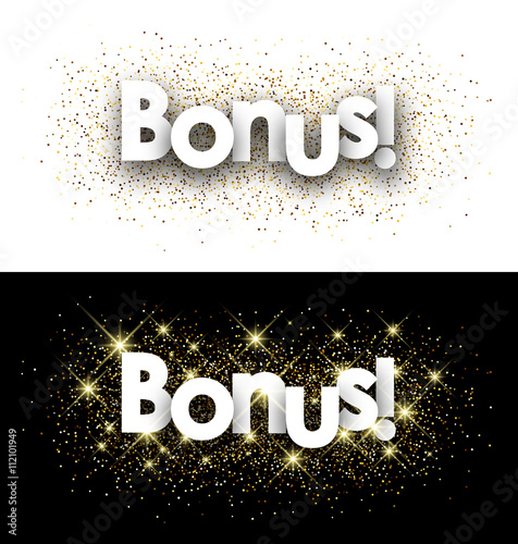 Bonus paper banner.
