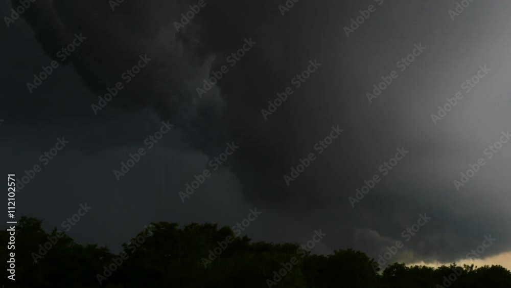 Time lapse of a thunderstorm in the summer Time lapse of a thunderstorm in the summer
