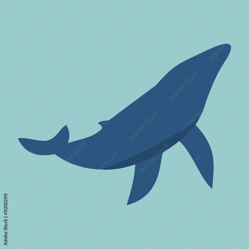 Obraz premium fish whales