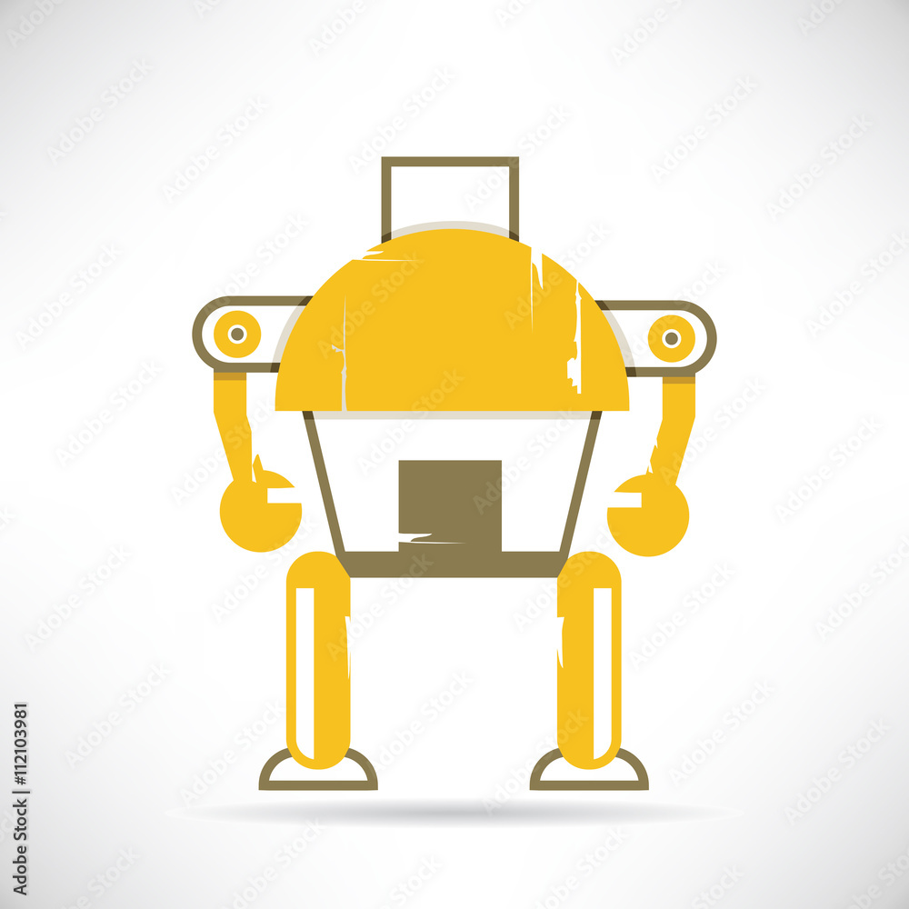 Fototapeta premium cute monster, robot