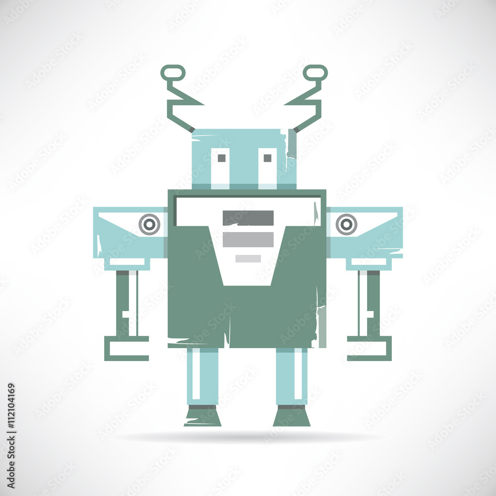 cute monster, robot cute monster, robot