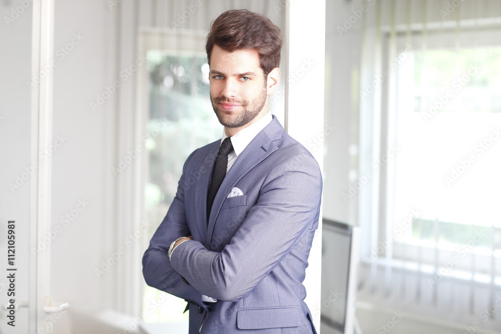Happy young businessman Happy young businessman