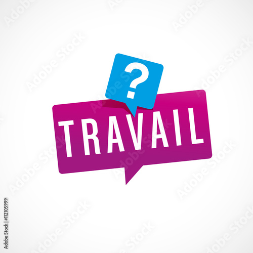 bulle dialogue"travail"
