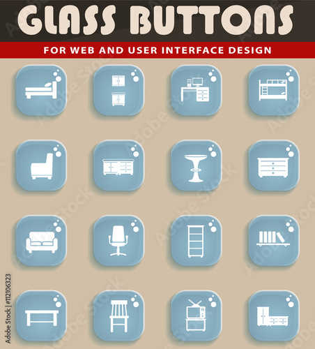 Furniture simply icons