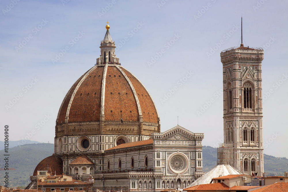 Toscana,Firenze, il Duomo e Campanile di Giotto,