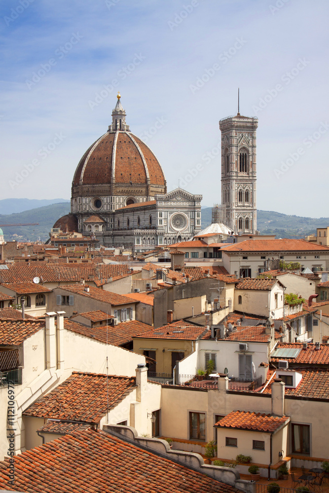 Toscana,Firenze,il Duomo e Campanile di Giotto.