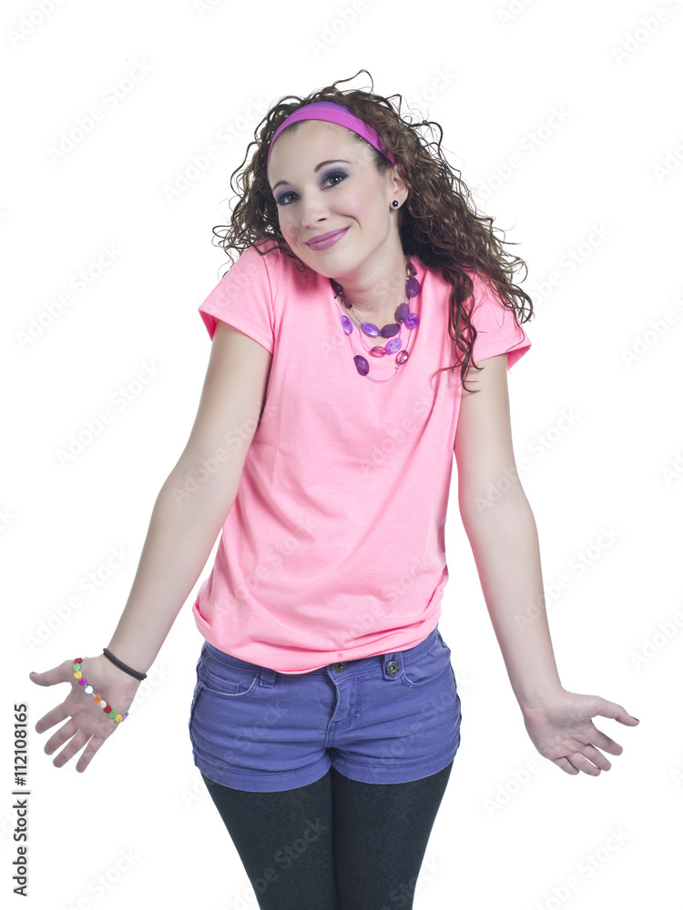 a cheerful beautiful woman a cheerful beautiful woman