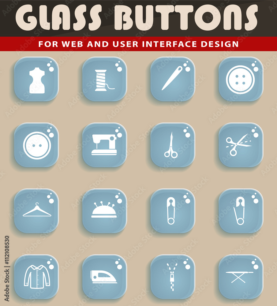 Tailoring simply icons Tailoring simply icons