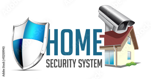 Home security system logo
