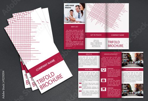 Tri-fold brochure template
