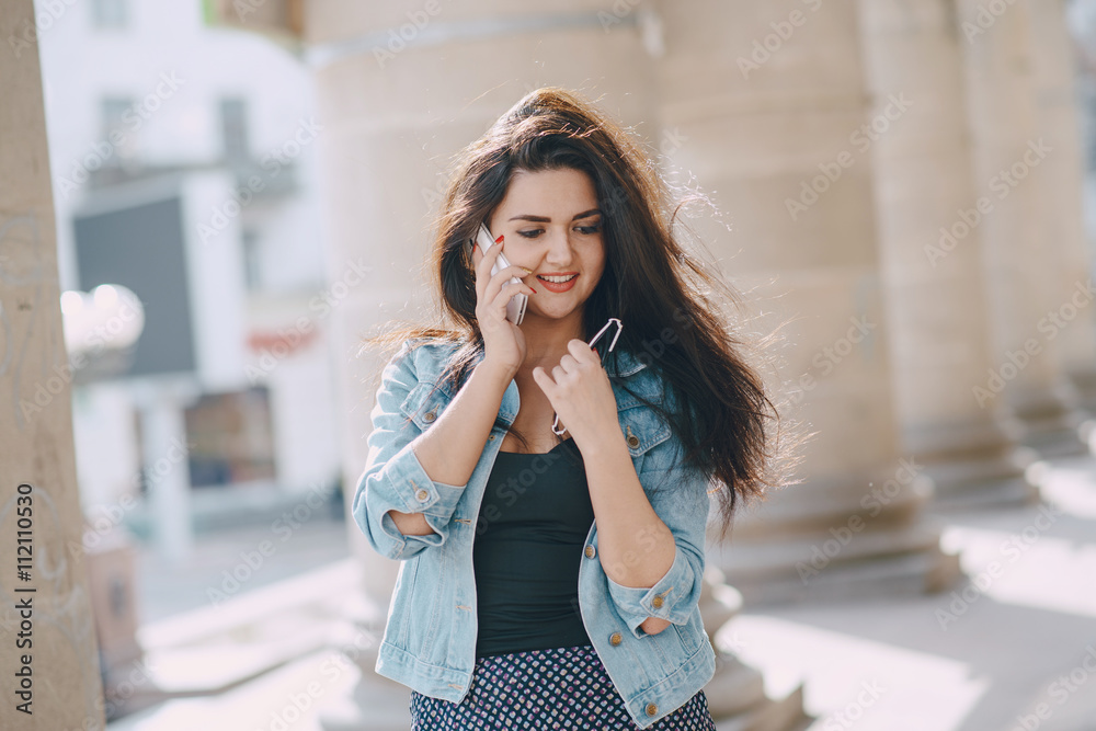 Fototapeta premium two girls outdor