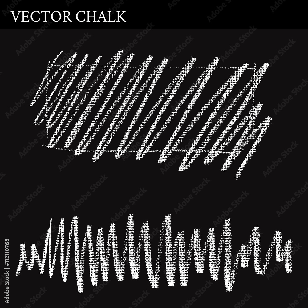 Vector Chalk Lines Vector Chalk Lines