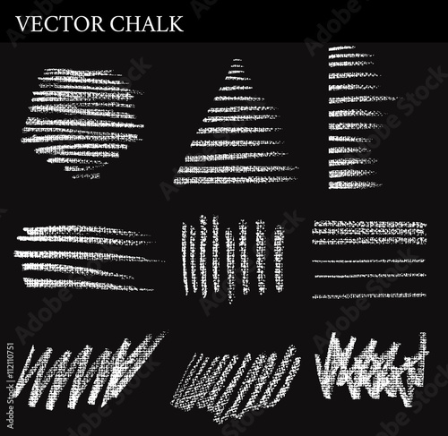 Vector Chalk Lines photo