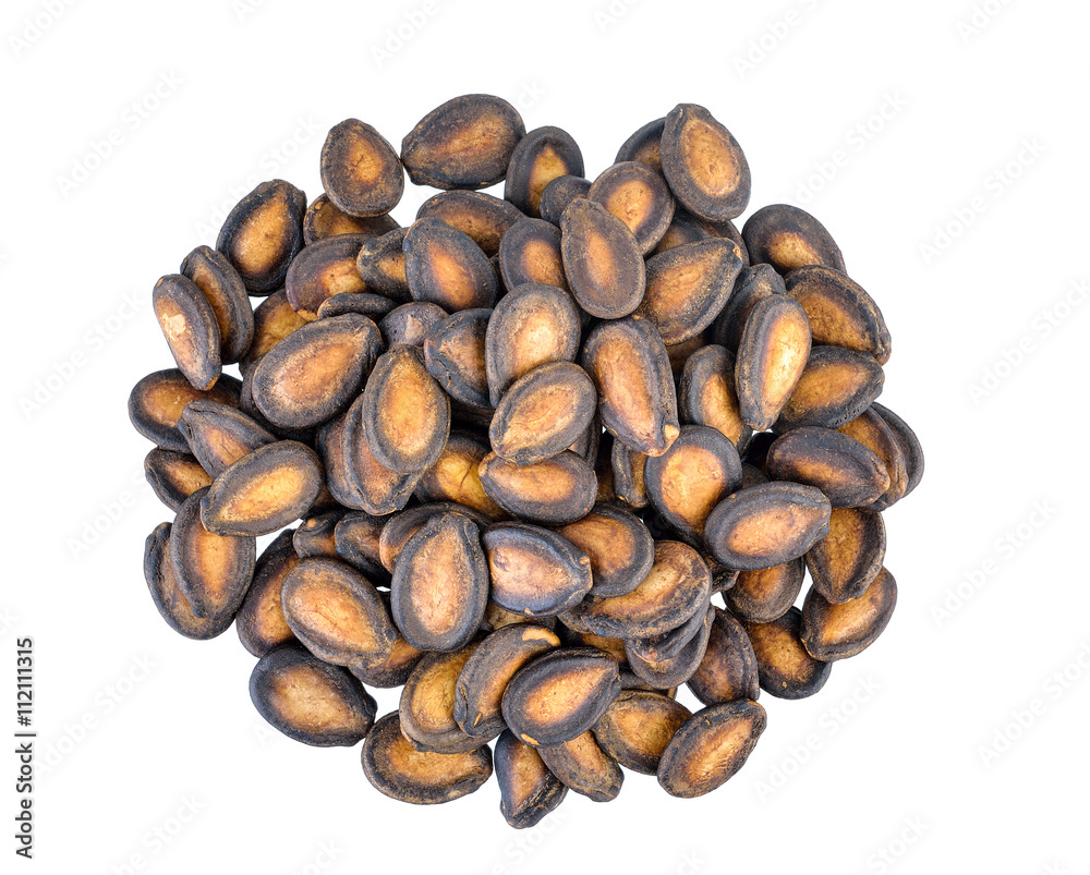 watermelon seeds isolated on white background watermelon seeds isolated on white background