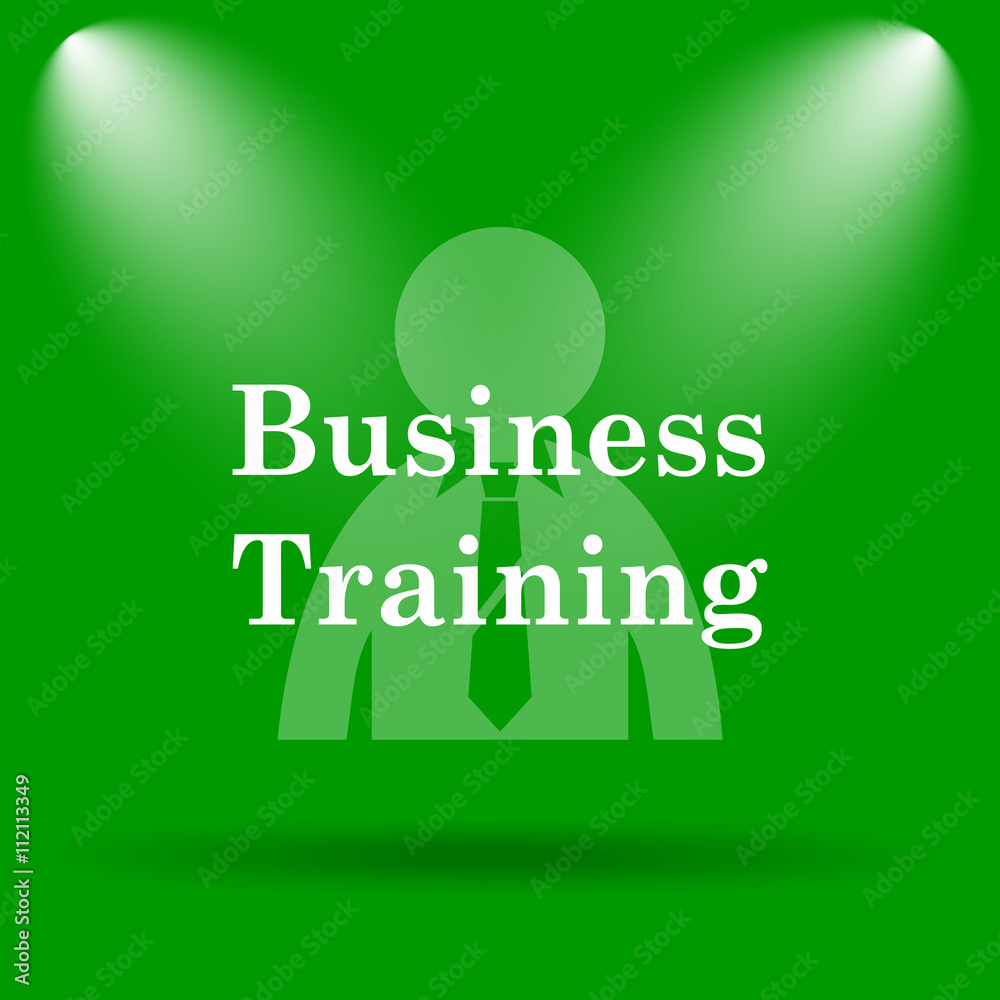 Fototapeta premium Business training icon