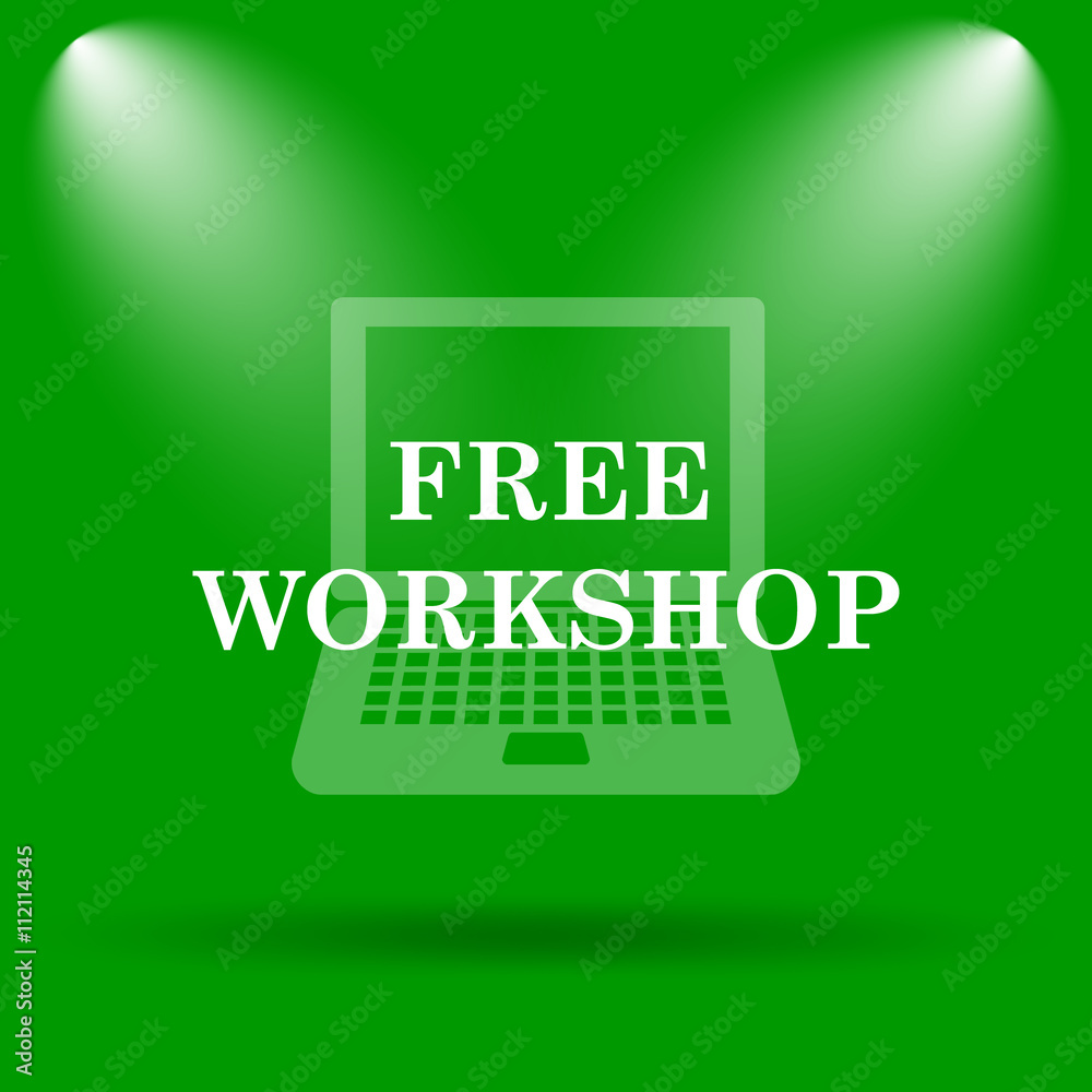 Fototapeta premium Free workshop icon