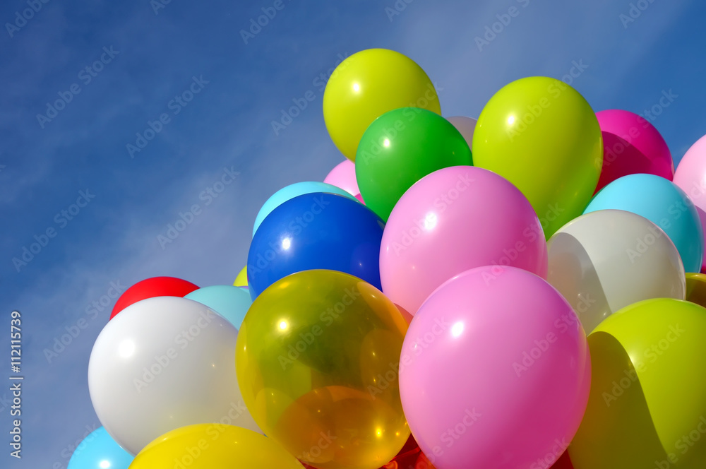 multicolored balloons multicolored balloons