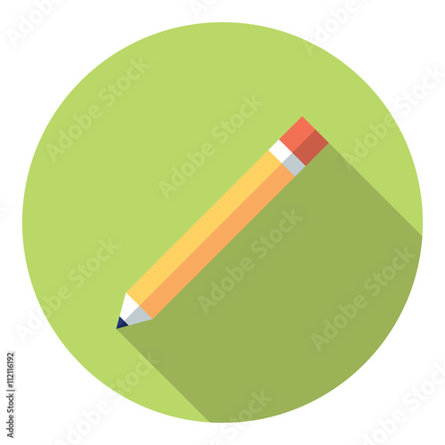 Pencil Flat Symbol