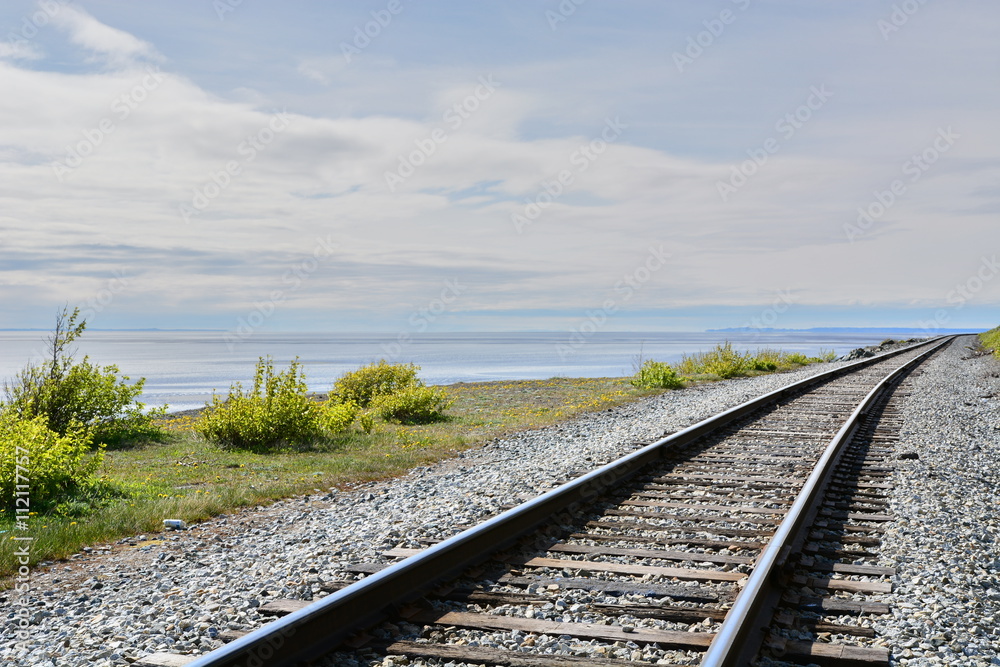 Railroad by the Ocean 