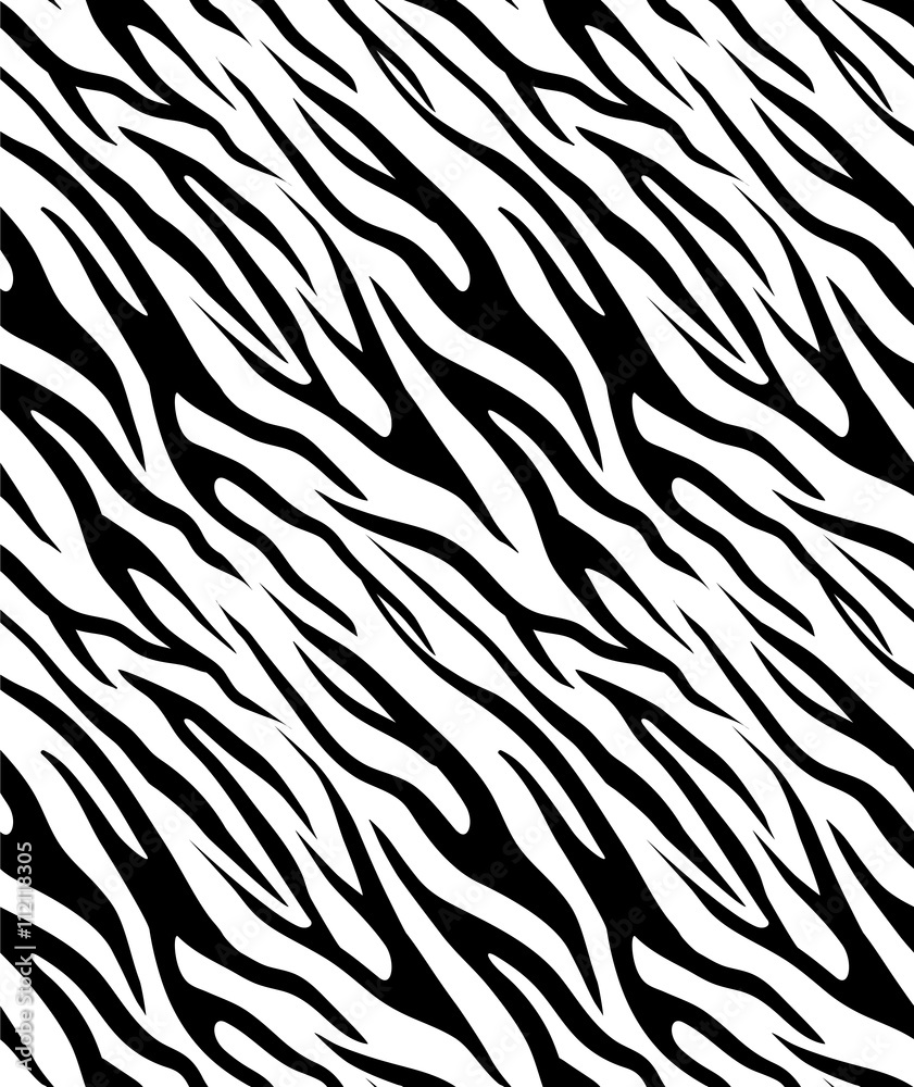 Seamless texture of zebra skin. Vector background for your creativity Seamless texture of zebra skin. Vector background for your creativity