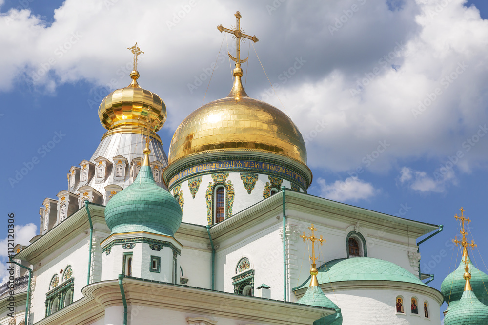 dome of the Voskresensky New-Jerusalem stavropegial male monastery, Istra, Moscow region, Russia
