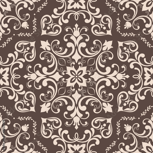 seamless tile with Moroccan motives