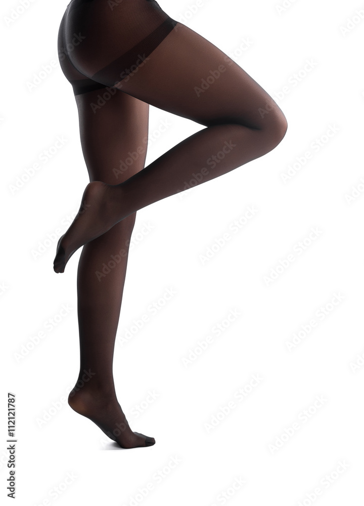 Fit and beautiful legs in sexy pantyhose. Fit and beautiful legs in sexy pantyhose.