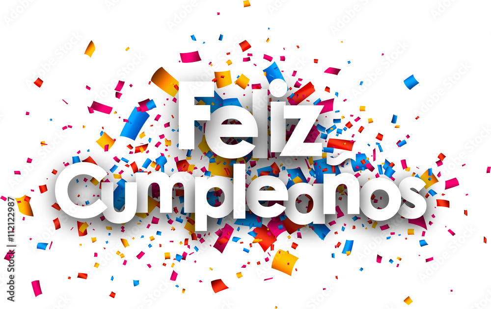 Happy birthday paper card. Happy birthday paper card.