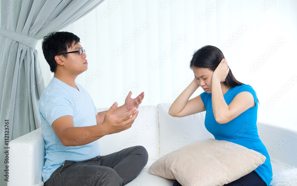 Asian young couple Asian young couple