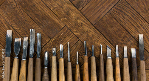 Canvas Print Wood processing