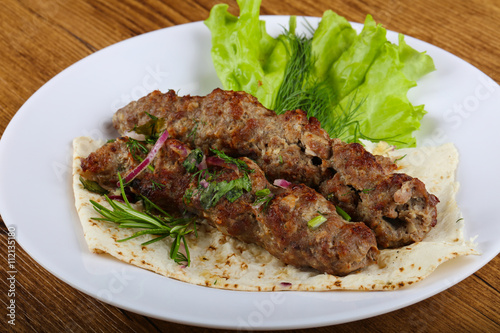 Lamb kebab