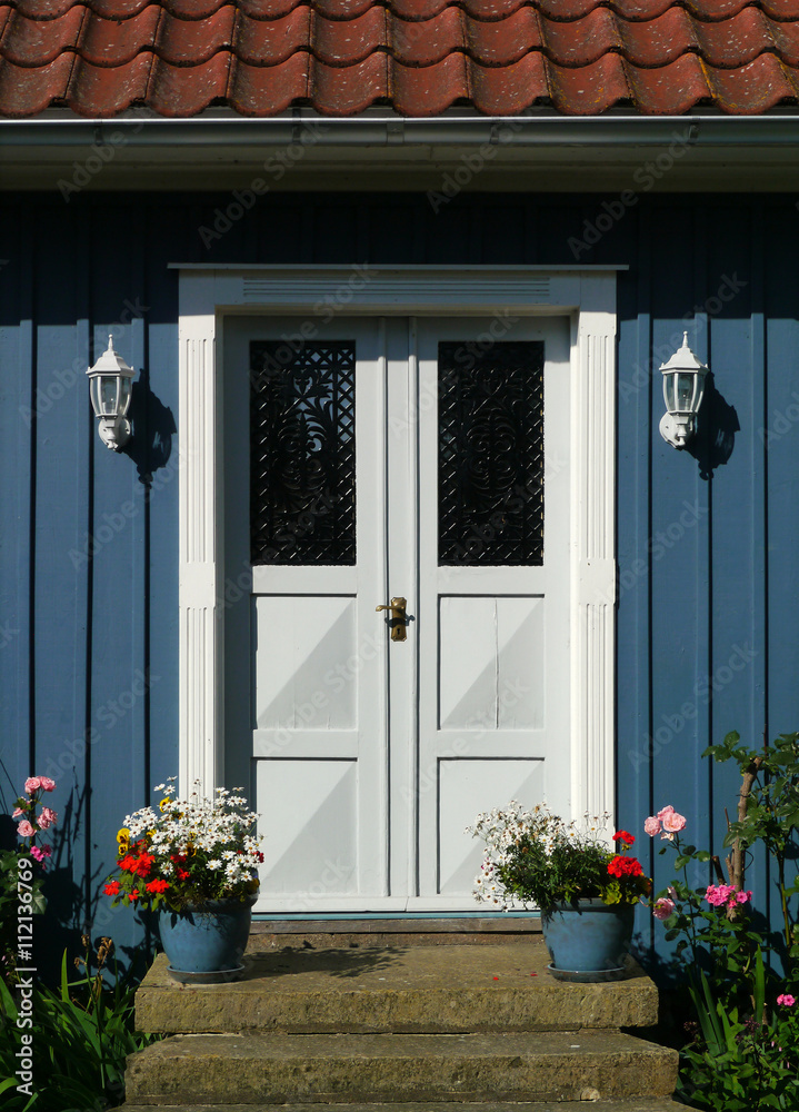 Fototapeta premium Hauseingang in Kristianopel