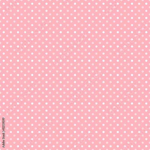 Vector Background #Medium Polka Dot Pattern, SalmonPink