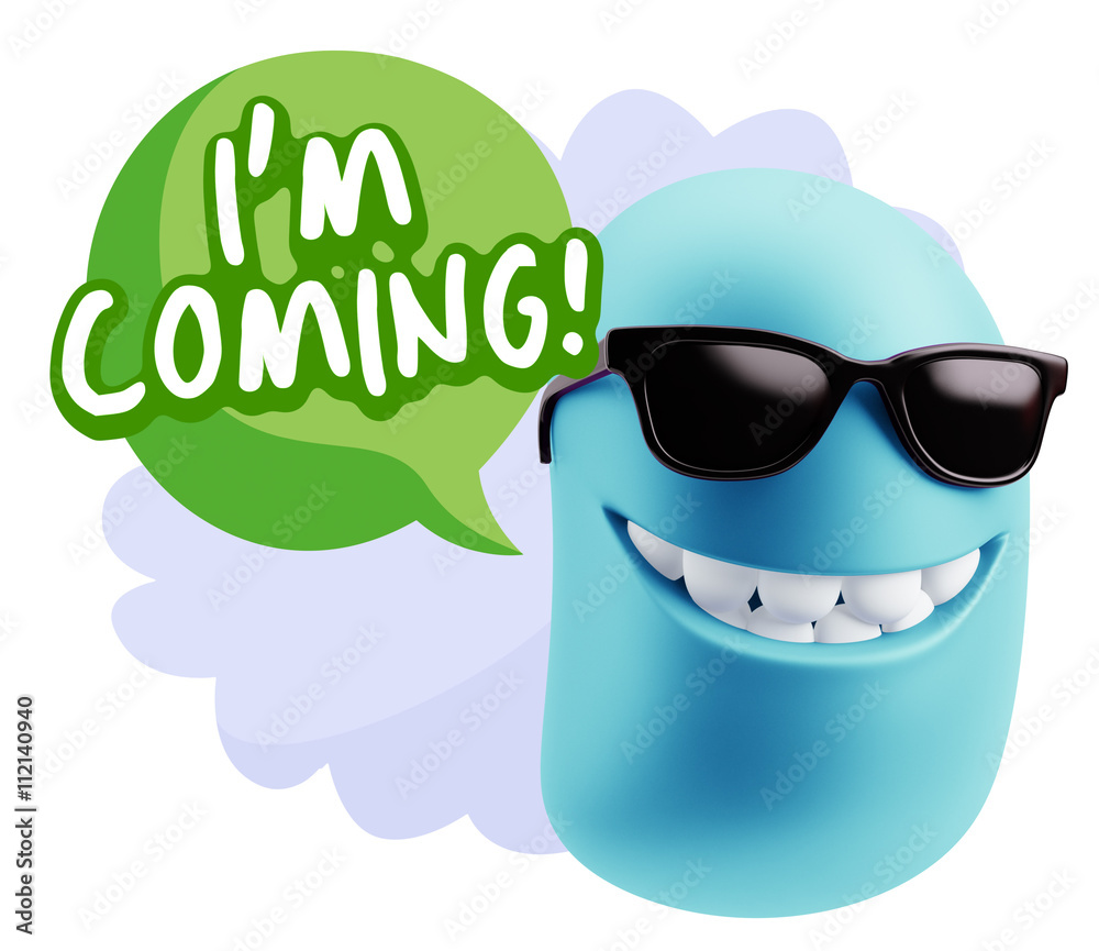 3d Illustration Laughing Character Emoji Expression saying I'm C 3d Illustration Laughing Character Emoji Expression saying I'm C